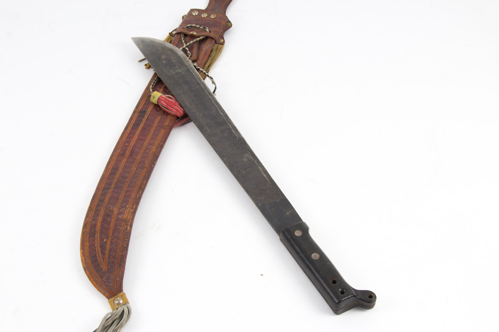 Hand Crafted El Salvadorian Leather Sheath with Machete