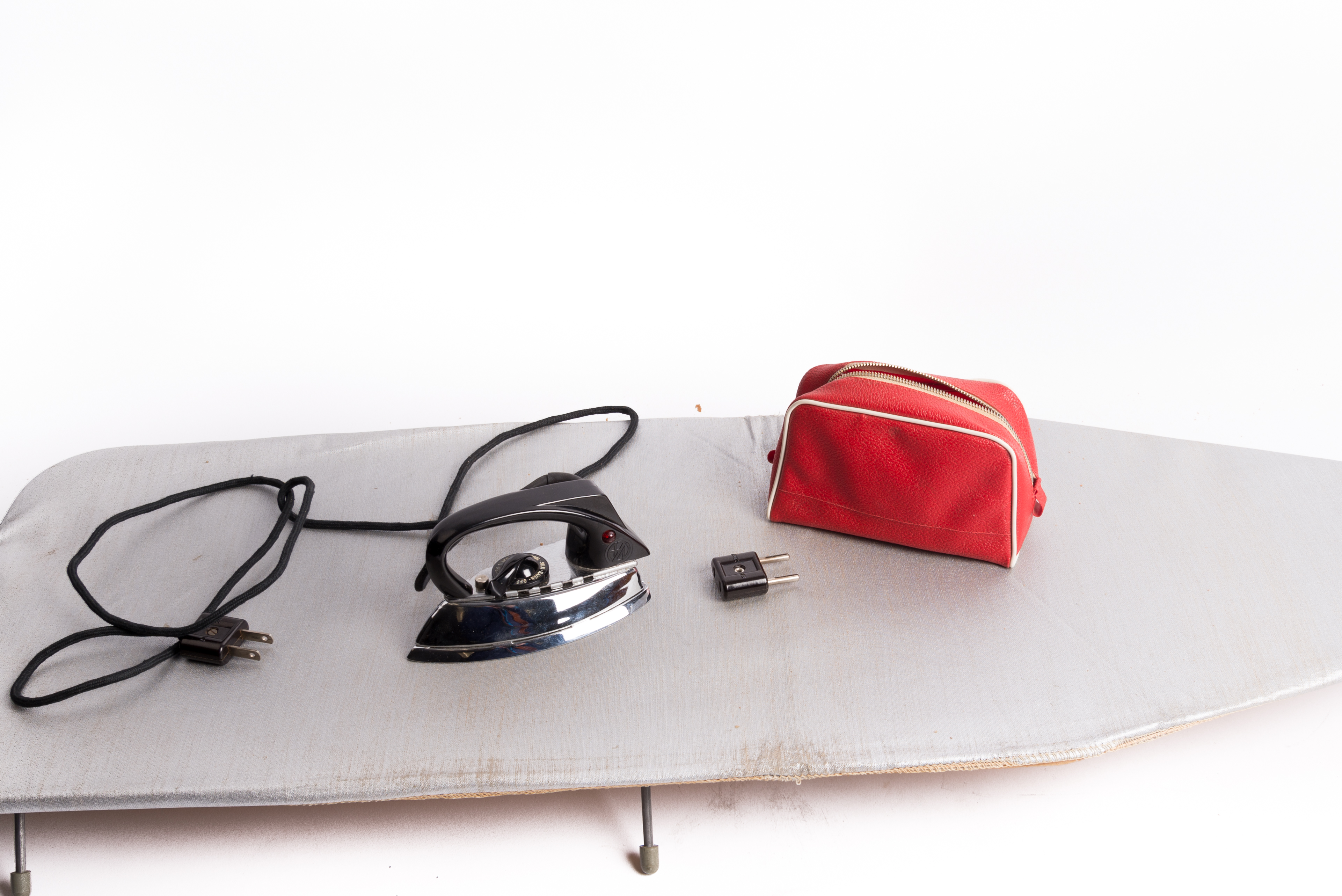 Vintage Iron and Ironing Board