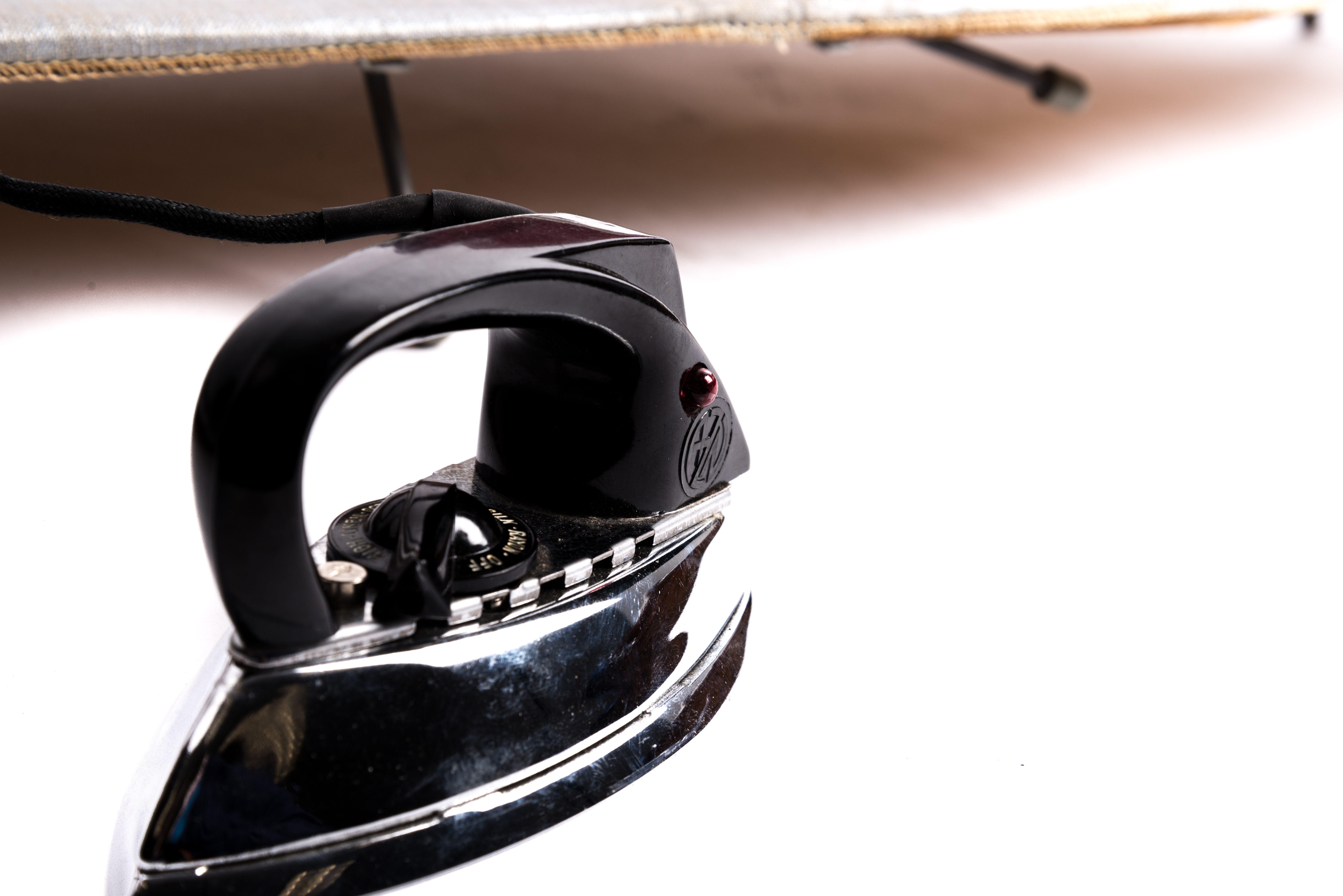 Vintage Iron and Ironing Board