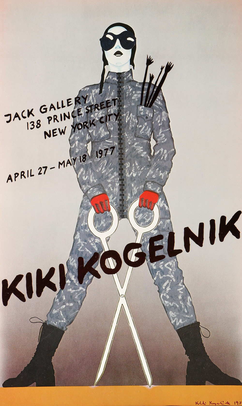 Offset Lithograph Exhibition Poster "Kiki Kogelnik"