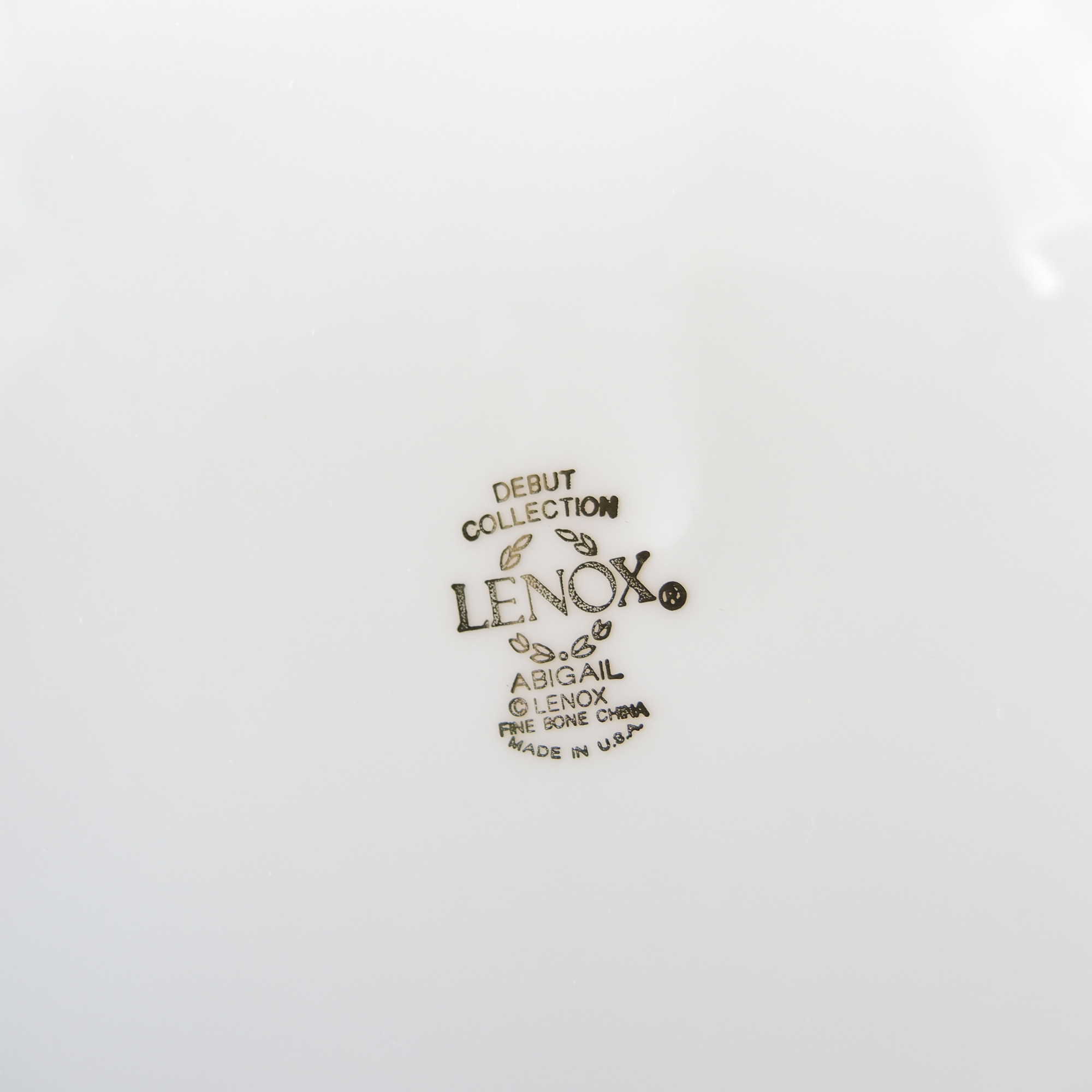 Lenox Debut Fine Bone China Abigail Pattern