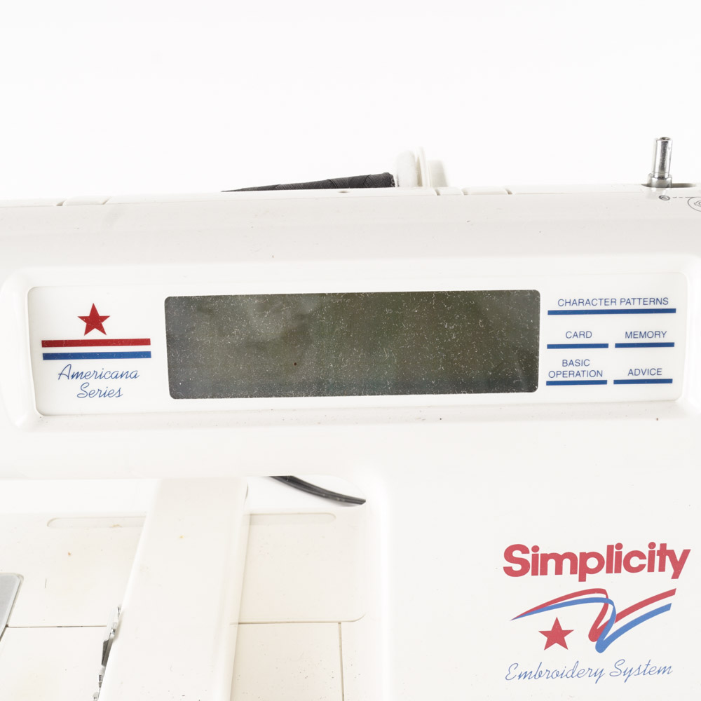 Simplicity SE3 Embroidery System