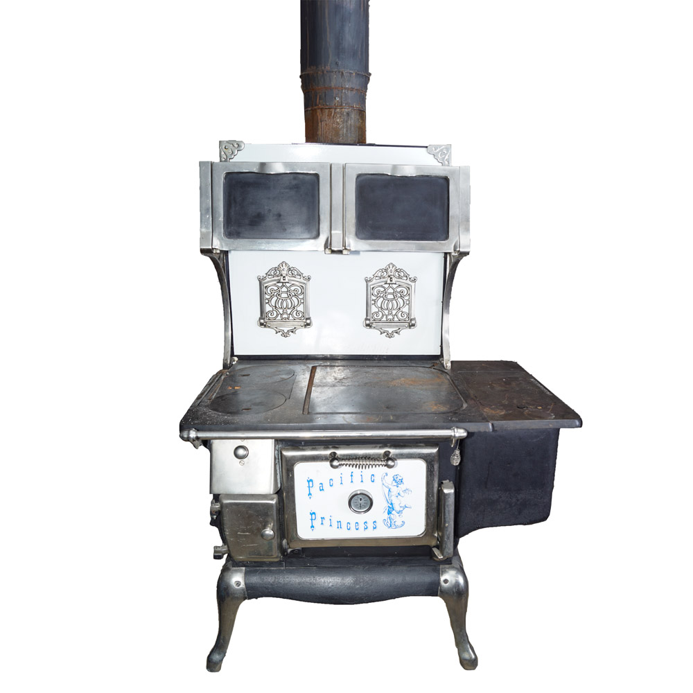 Vintage Pacific Princess Wood Burning Cook Stove