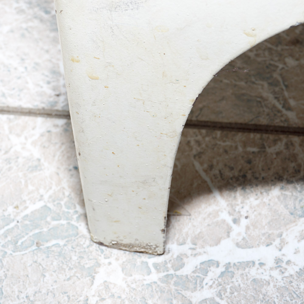 Vintage White Metal Medicine Cabinet