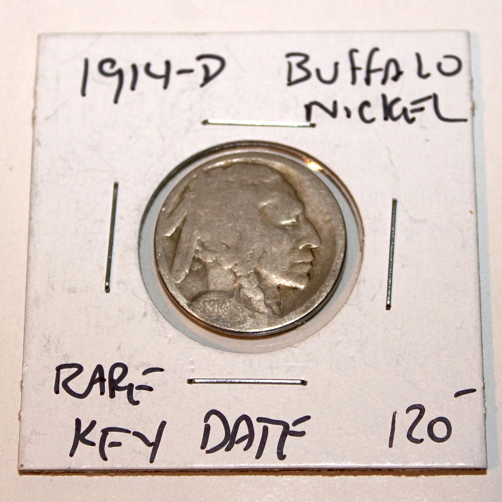 1914 Buffalo Nickel, Rare Type 2