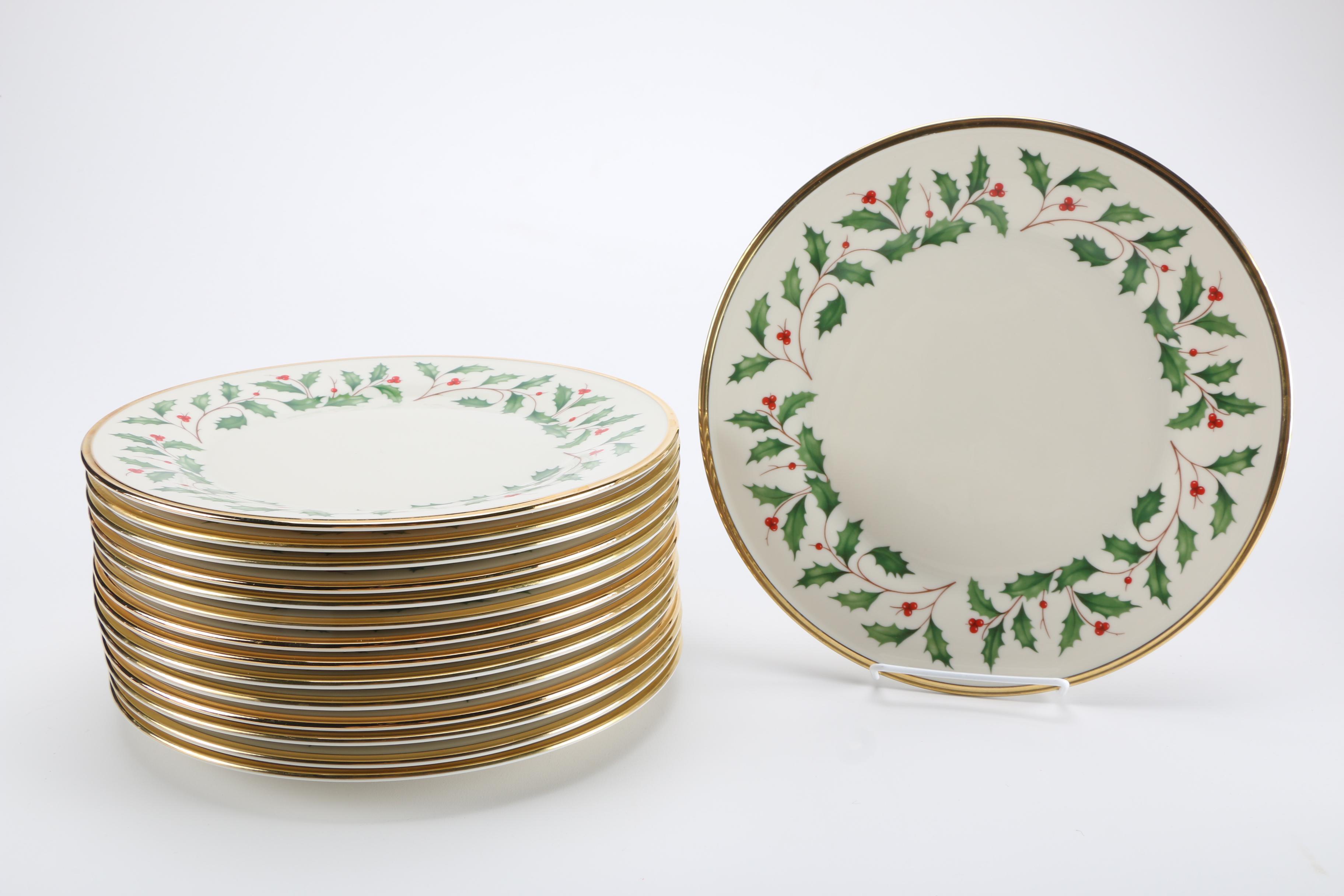 Lenox "Holiday" Dinner Plates
