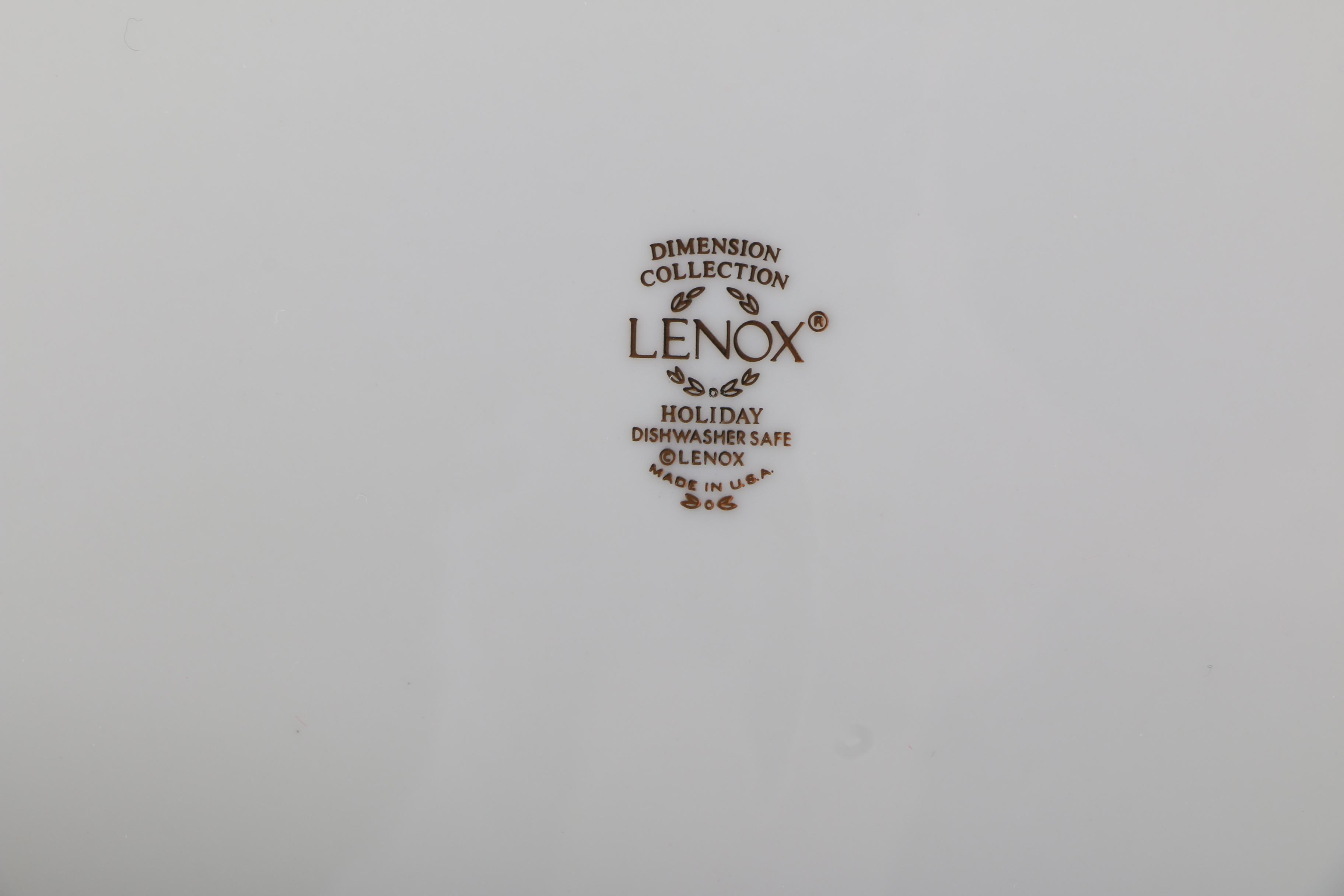 Lenox "Holiday" Dinner Plates