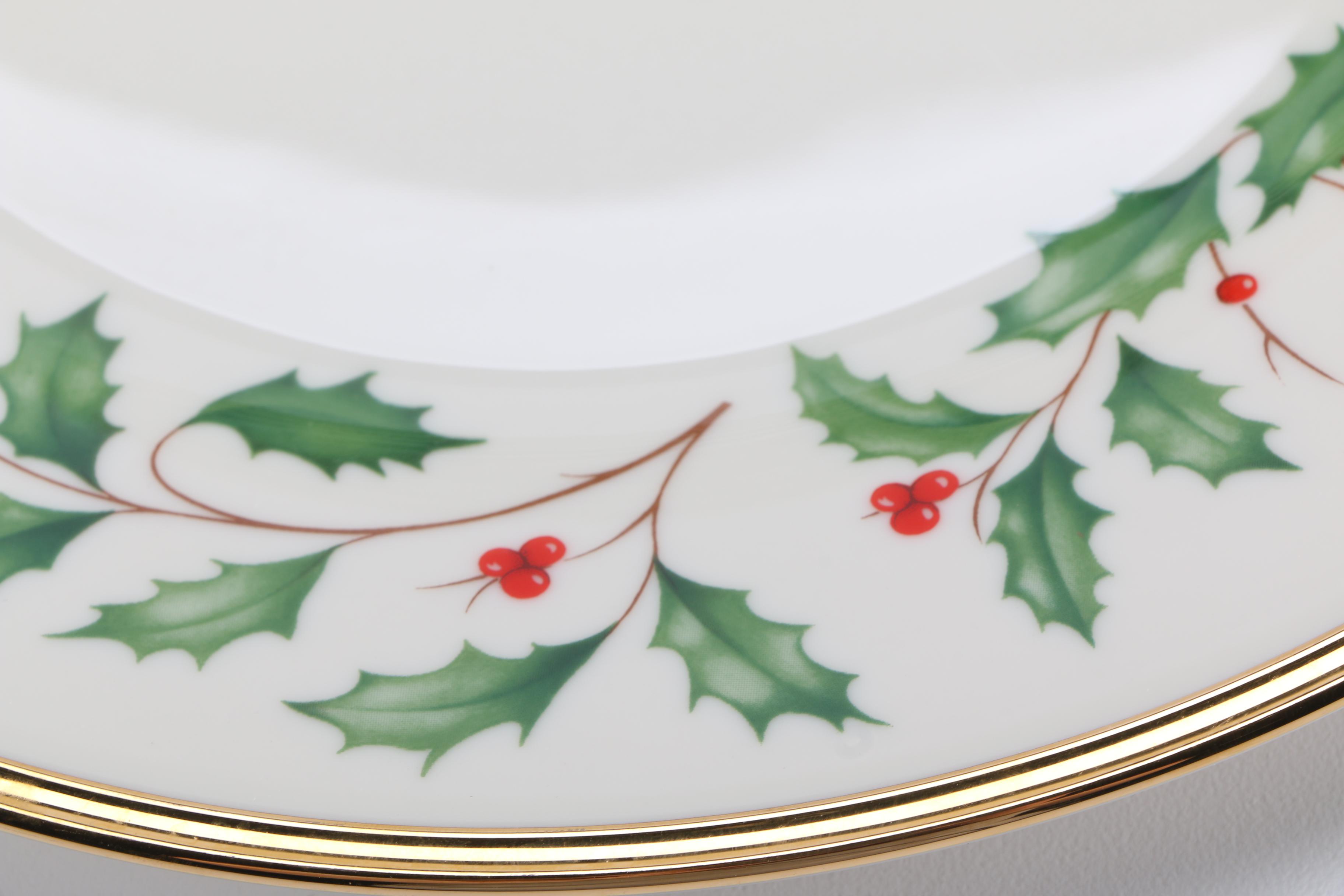 Lenox "Holiday" Dinner Plates