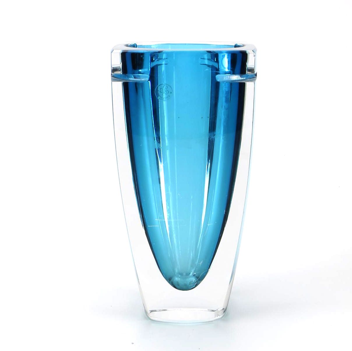 2005 Waterford "Metra-Turquoise" Vase