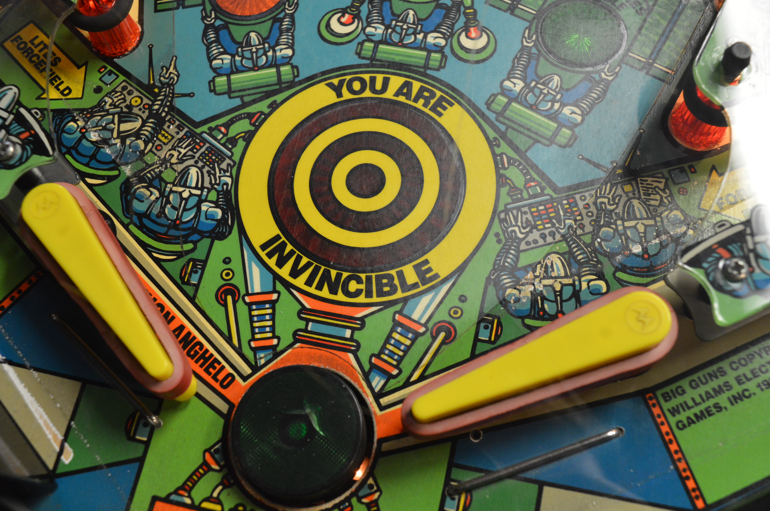 1987 Williams "Big Guns" Pinball Machine