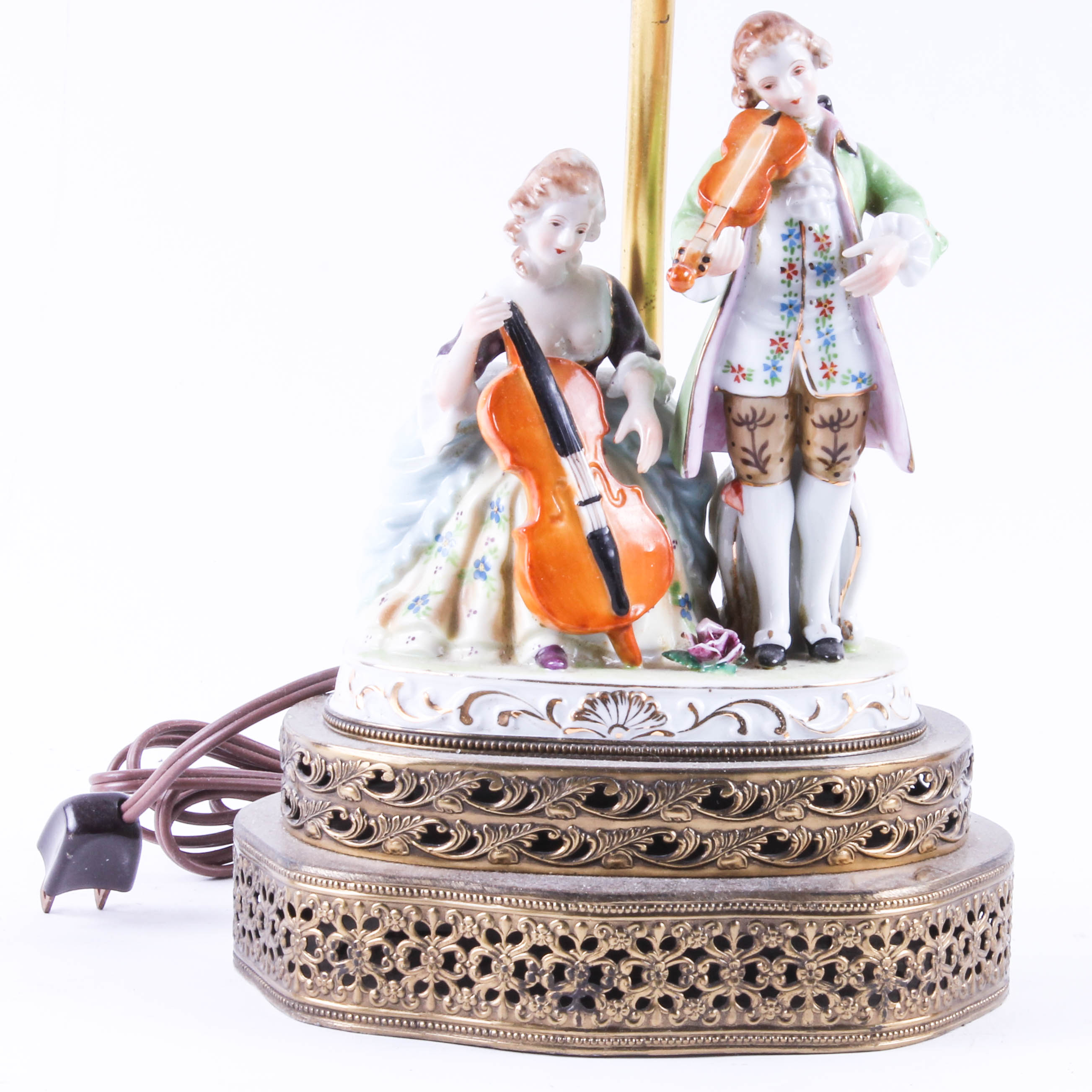 Group of French Porcelain Figural Lamps