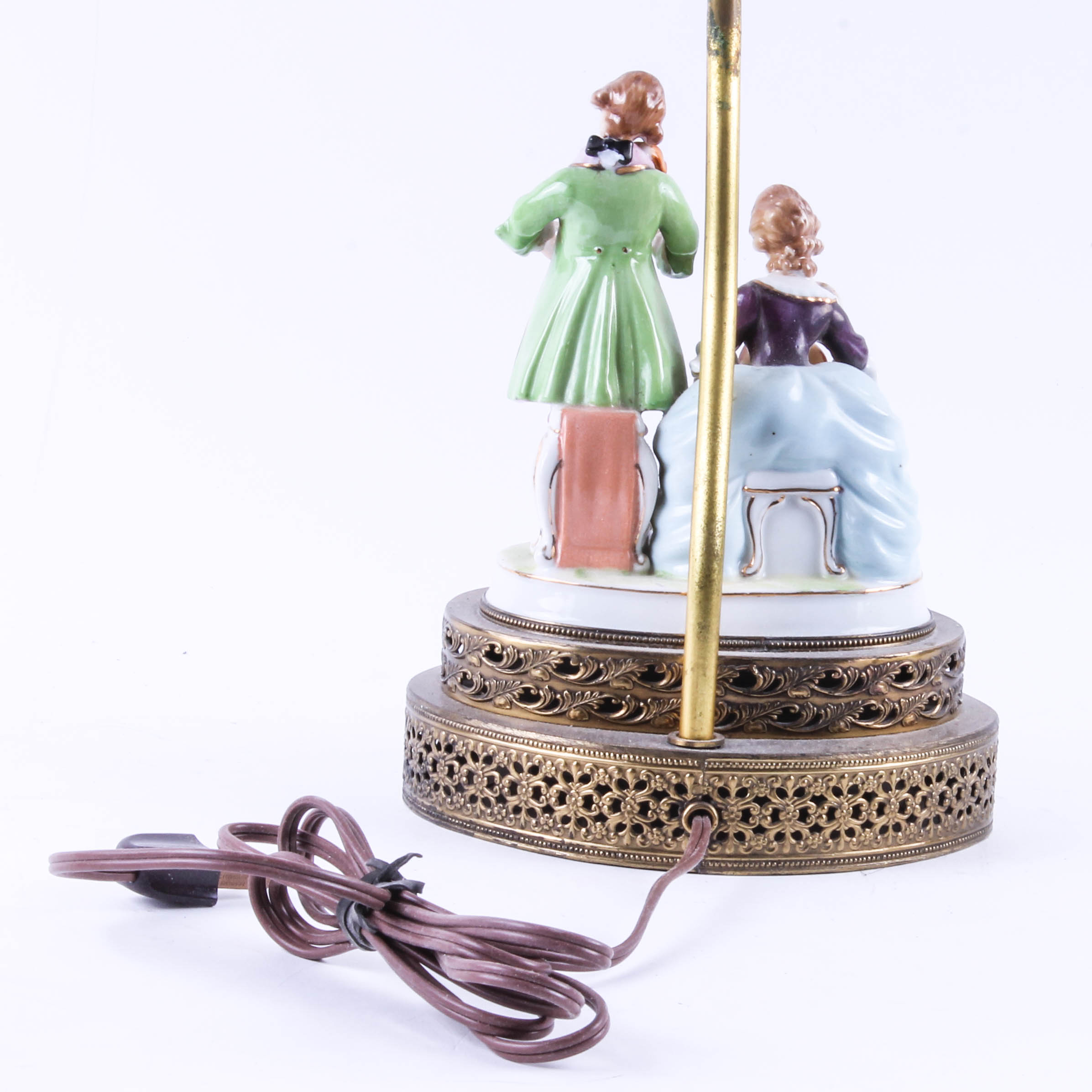 Group of French Porcelain Figural Lamps