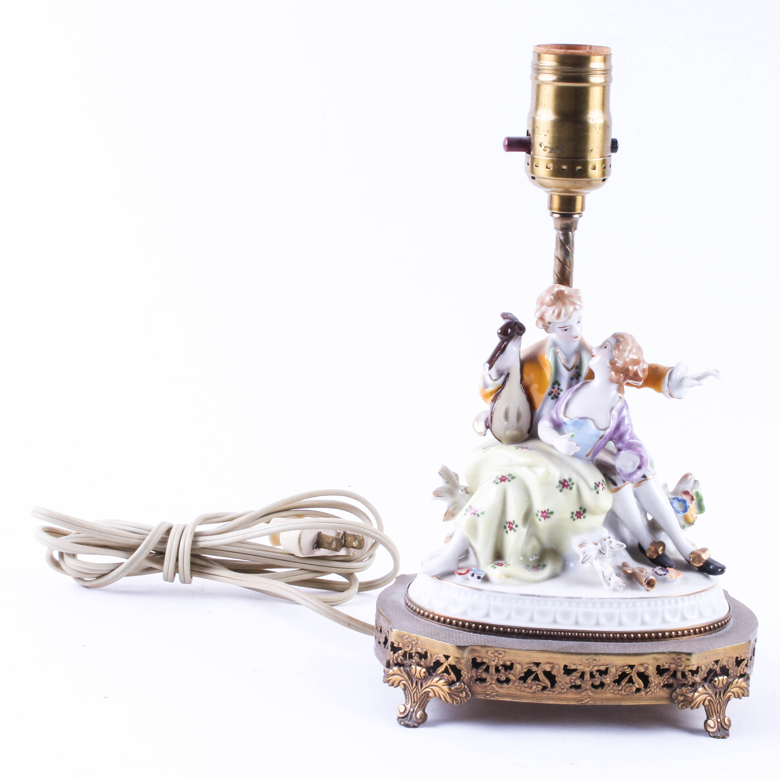 Group of French Porcelain Figural Lamps