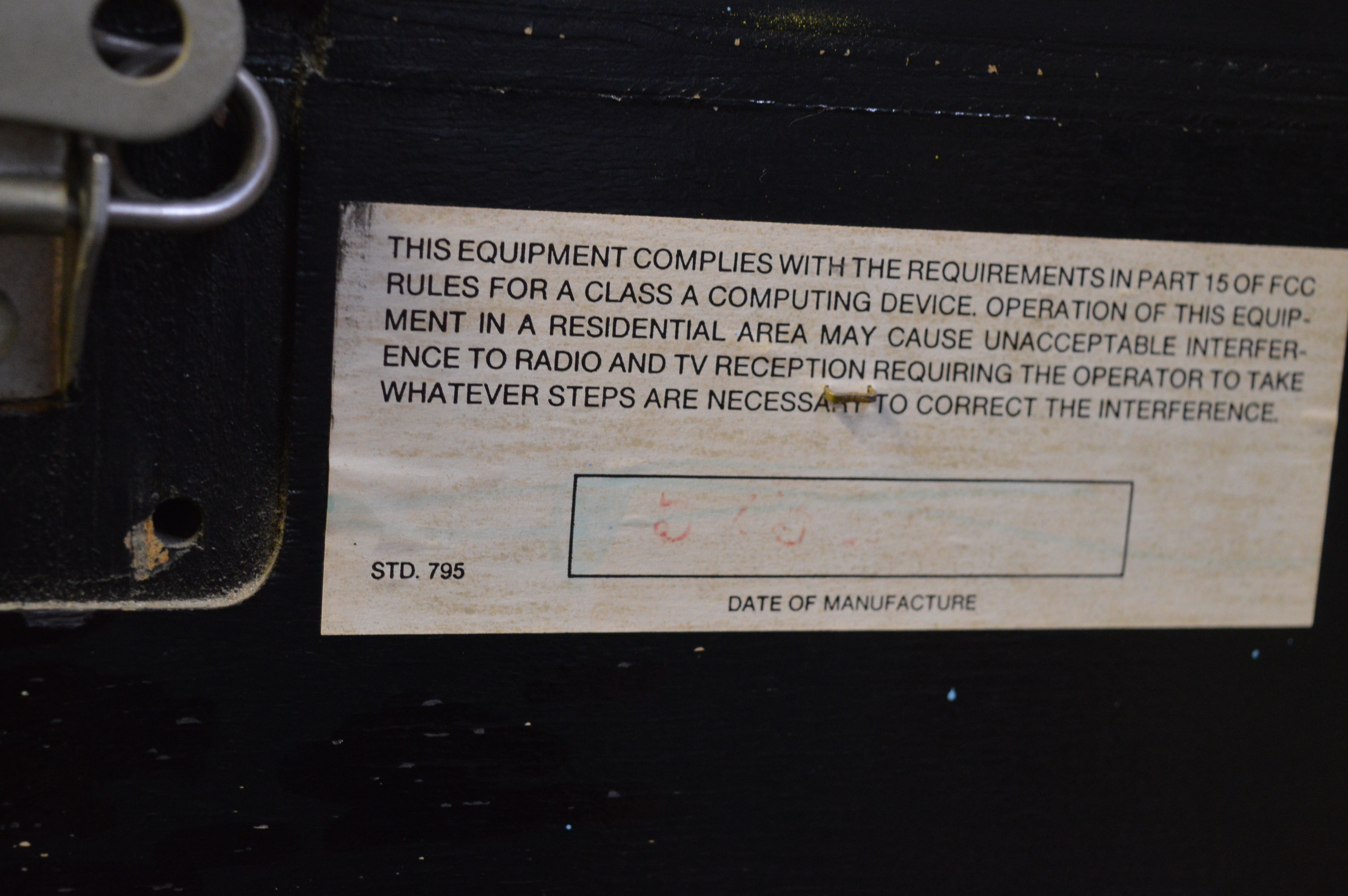 1987 Williams "Big Guns" Pinball Machine