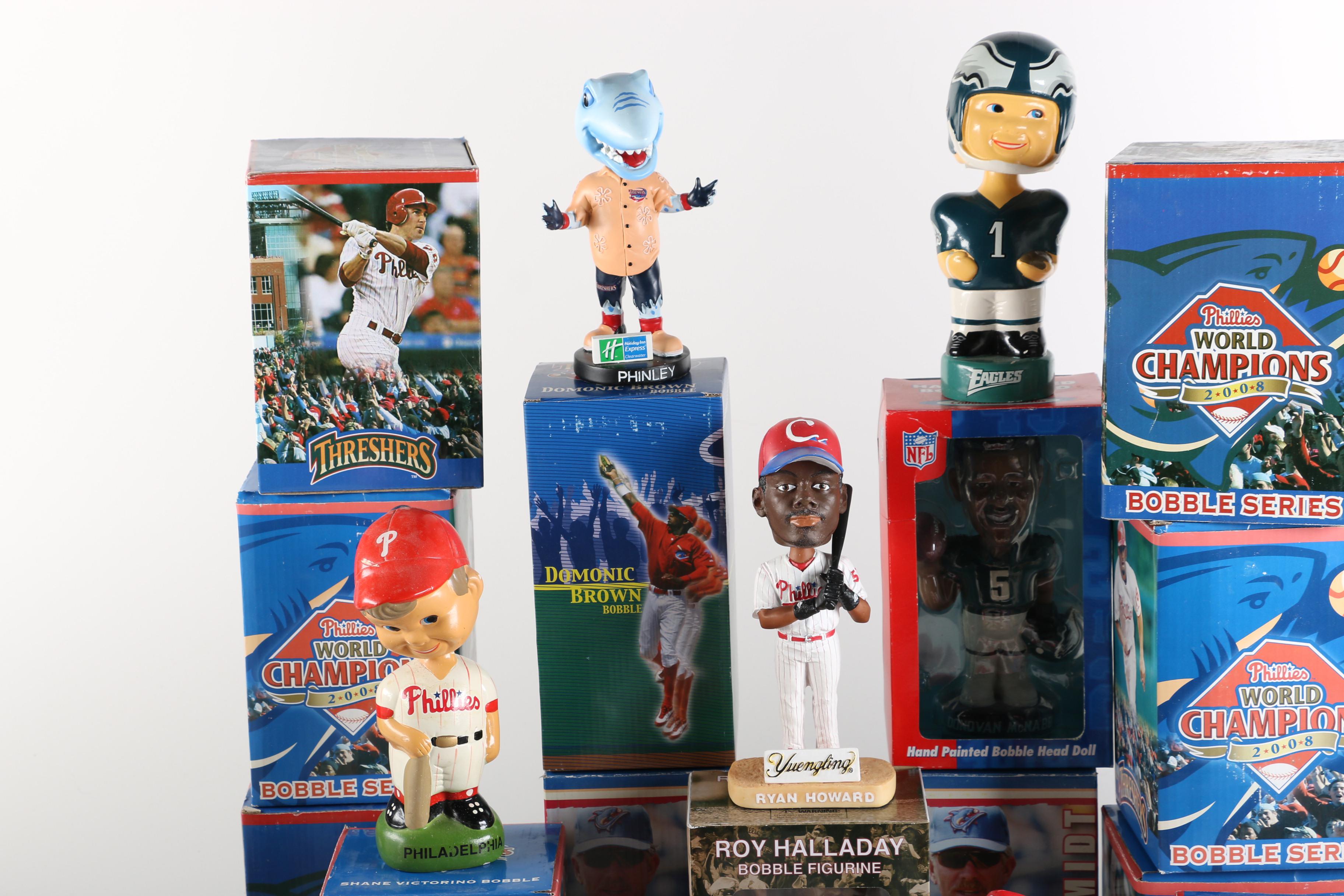 Baseball and Football Bobble Heads