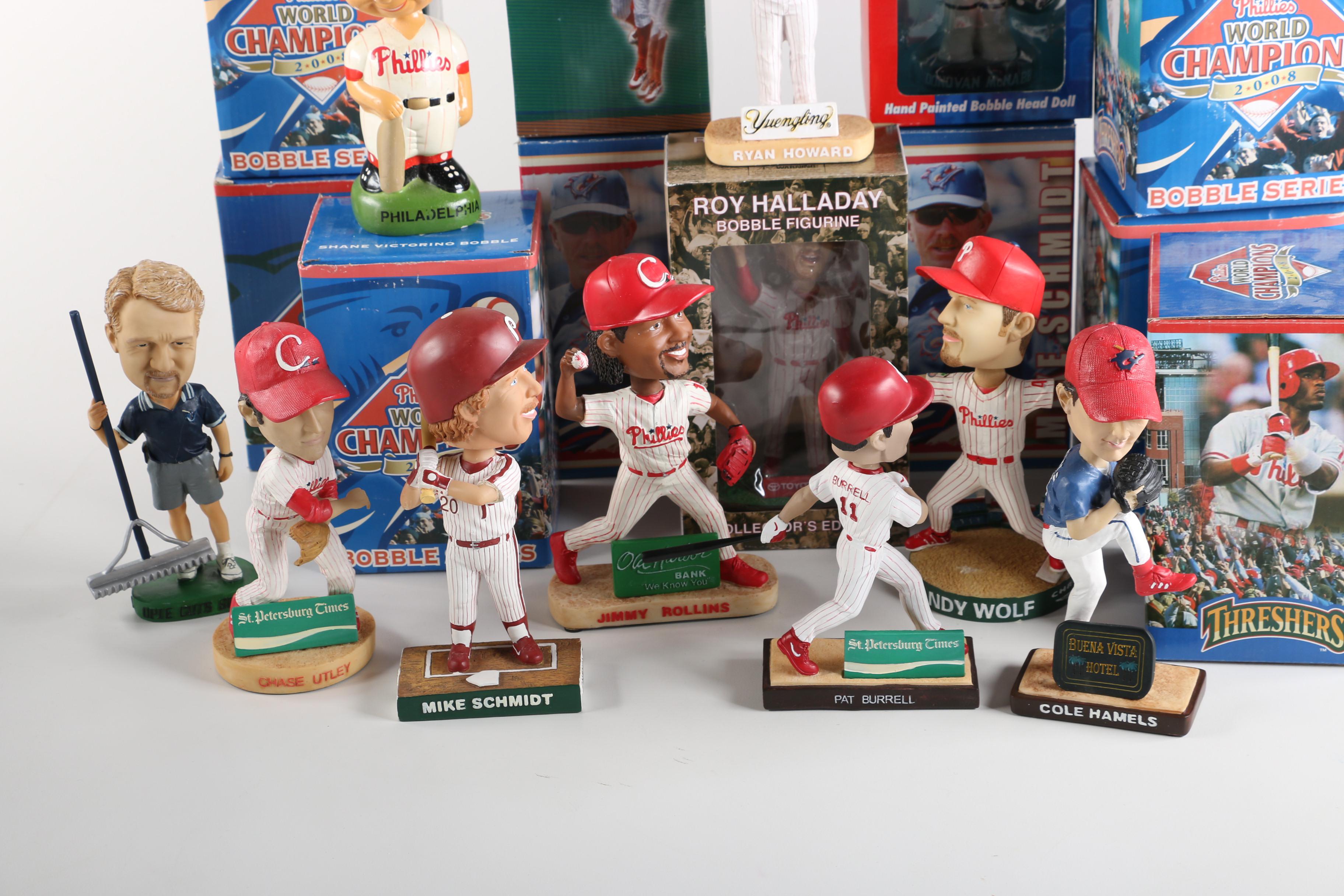 Baseball and Football Bobble Heads
