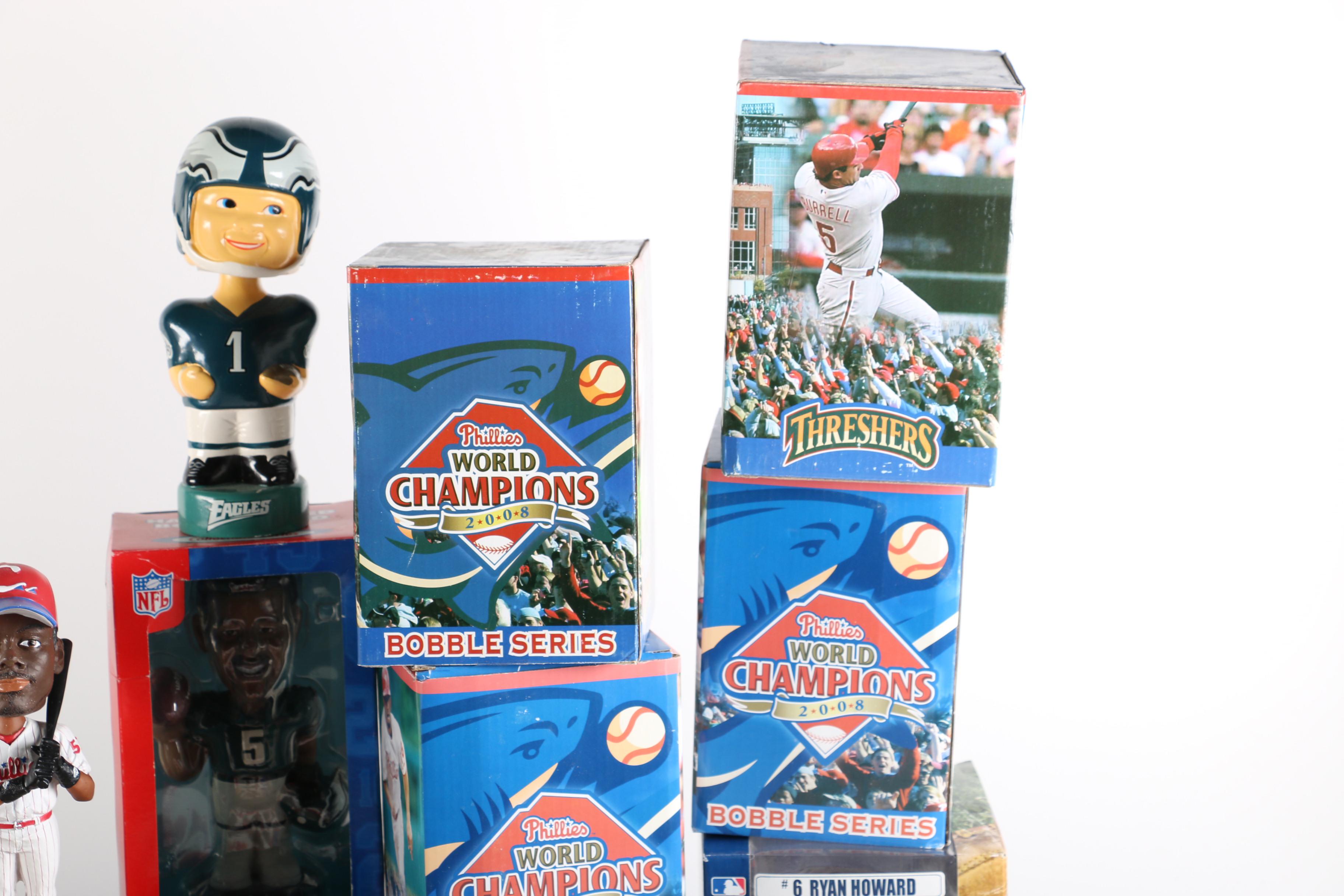 Baseball and Football Bobble Heads