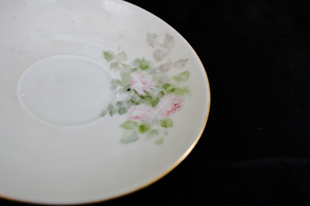 Pair of Theodore Haviland Limoges Teacup and Saucer Sets