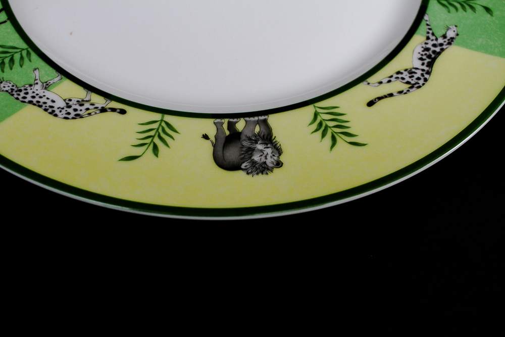 Hermes Africa Porcelain Animal Plates