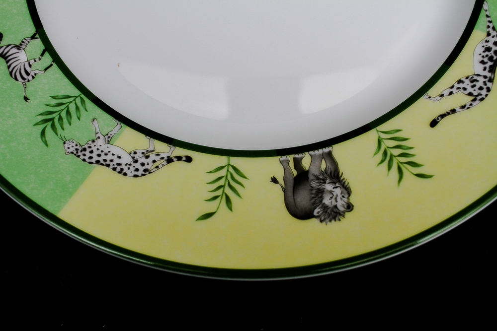 Hermes Africa Porcelain Animal Plates