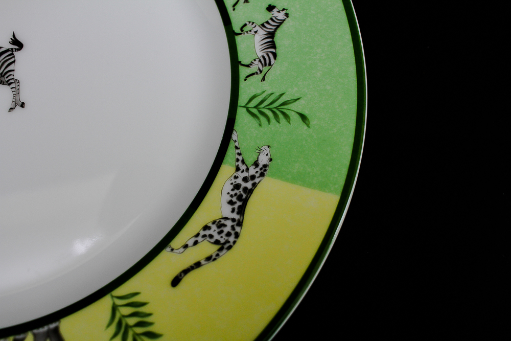 Hermes Africa Porcelain Animal Plates