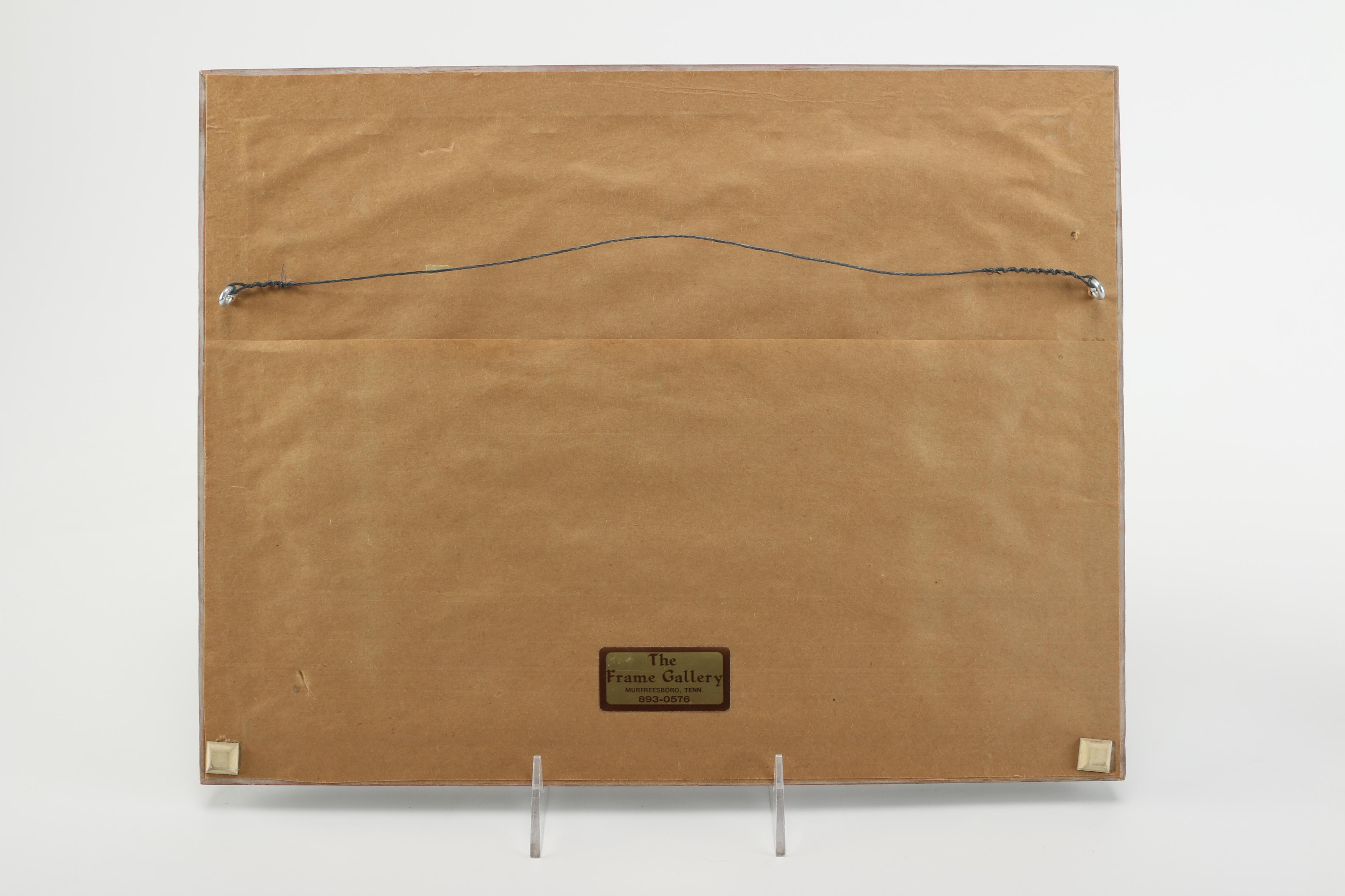 Larry Dodson Offset Lithographs "Winter in Ellijay" and "December Morning"