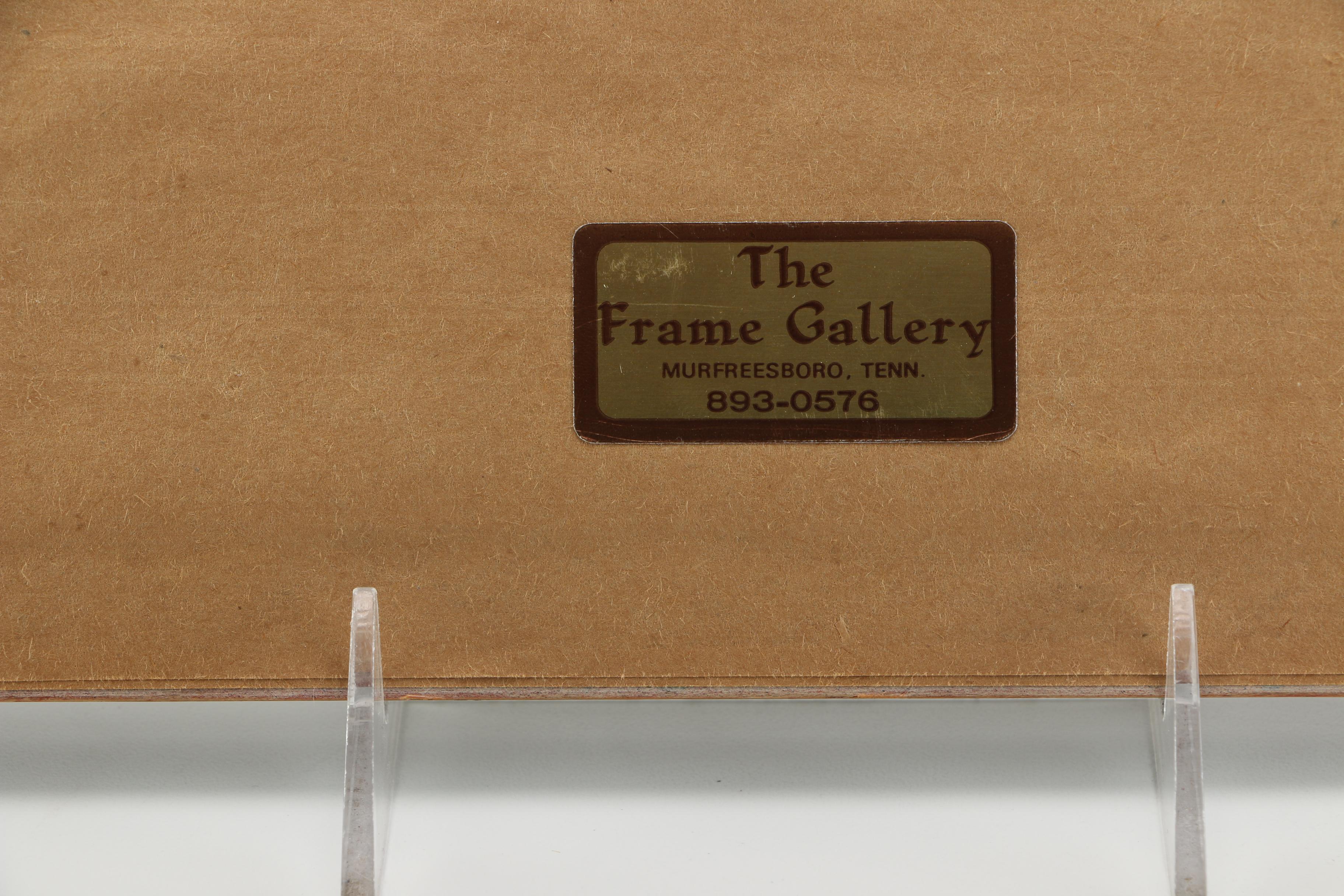 Larry Dodson Offset Lithographs "Winter in Ellijay" and "December Morning"