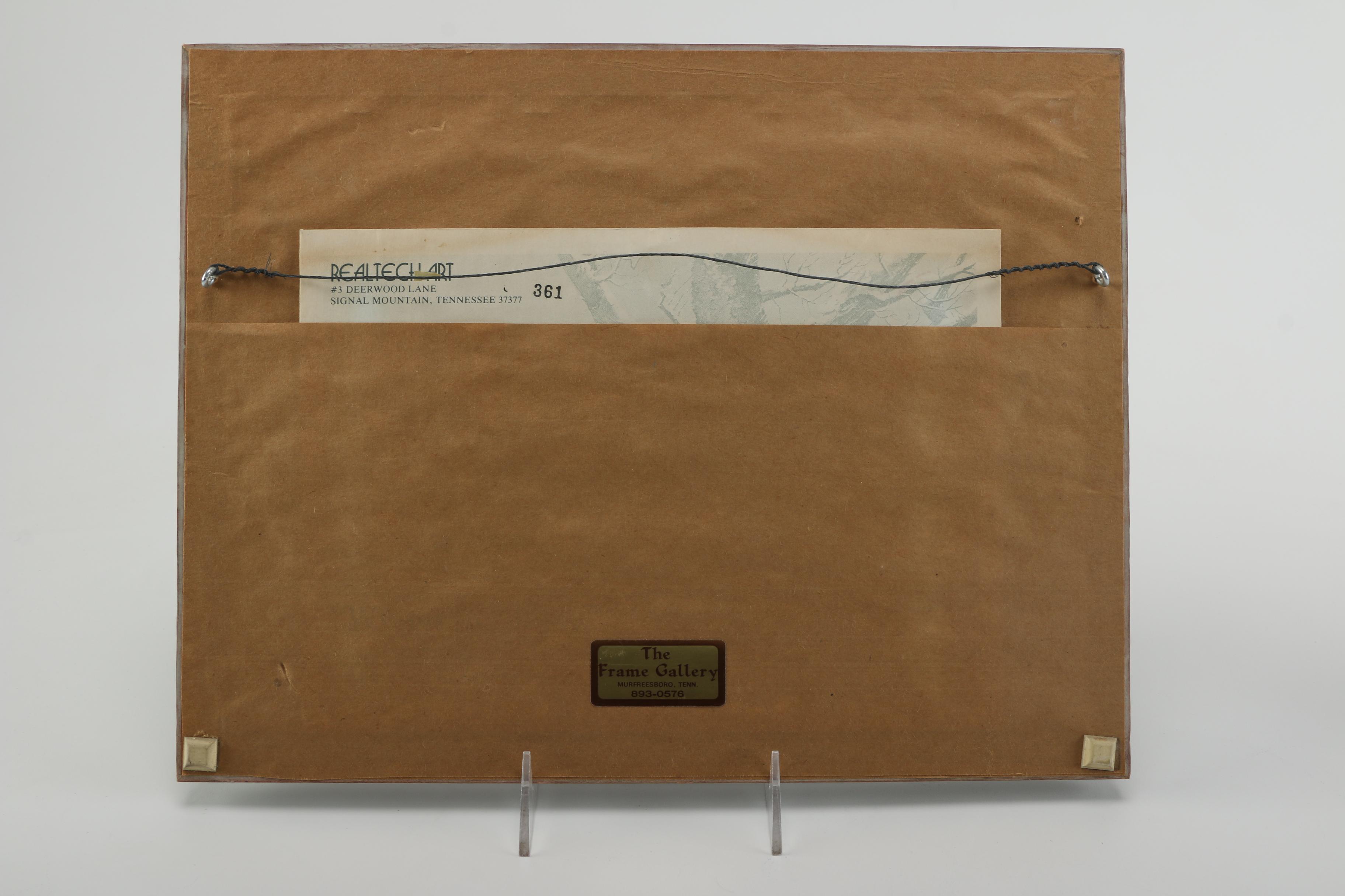 Larry Dodson Offset Lithographs "Winter in Ellijay" and "December Morning"