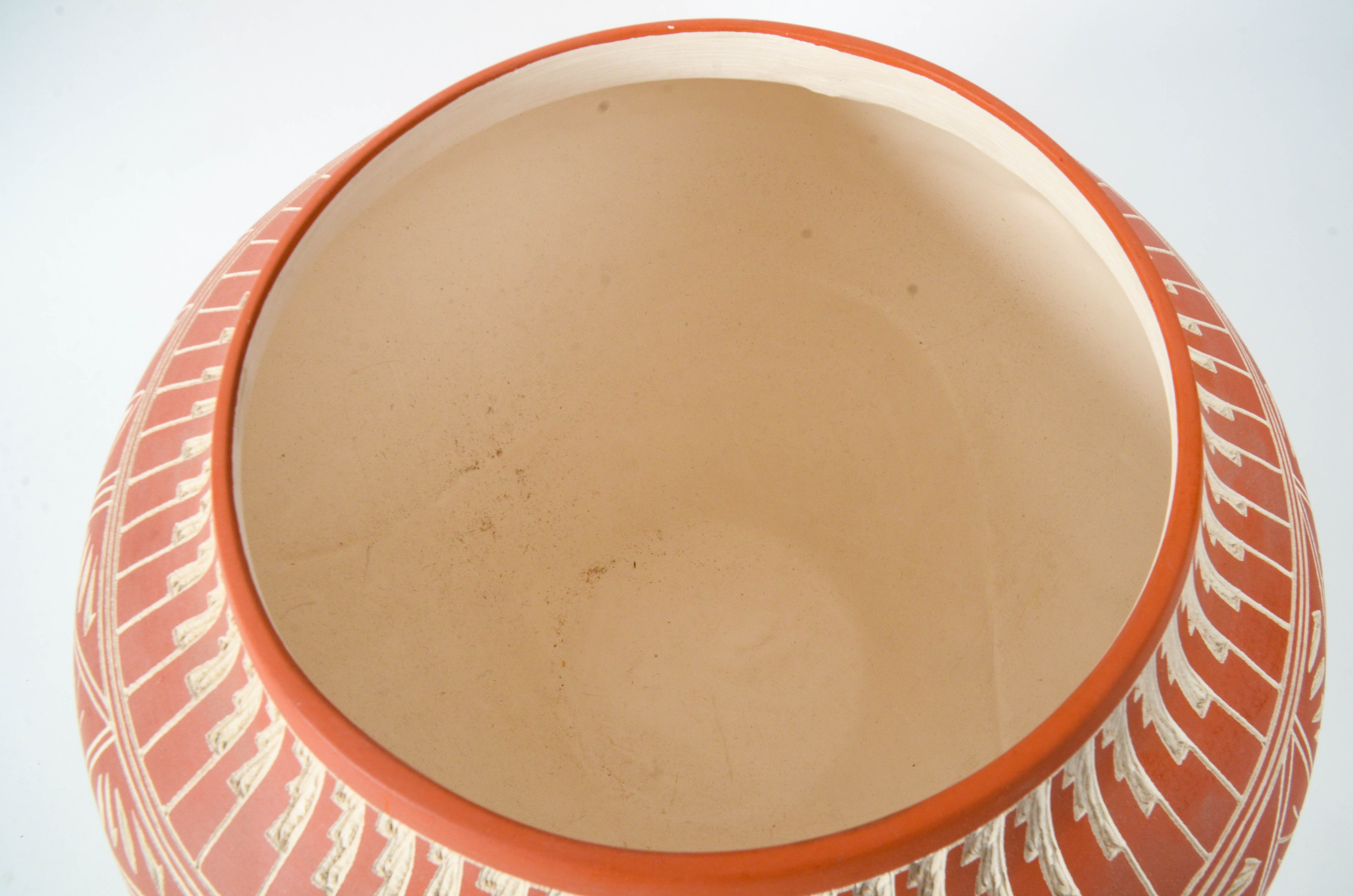 Acoma Pueblo Pottery Vessel by M&R Romero