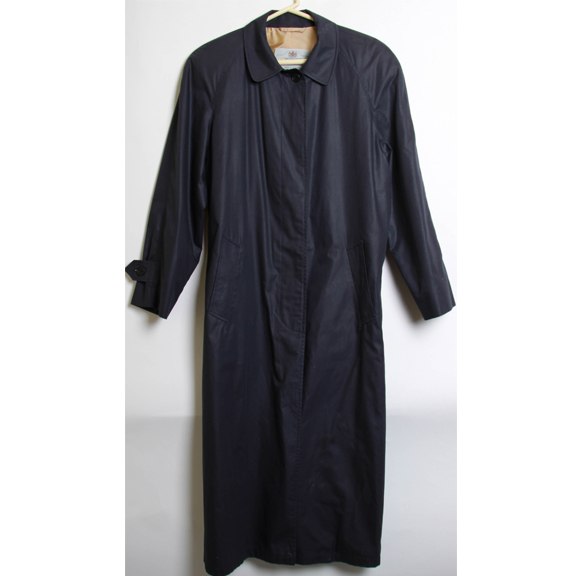 Aquascutum Vintage Black  Trench Coat