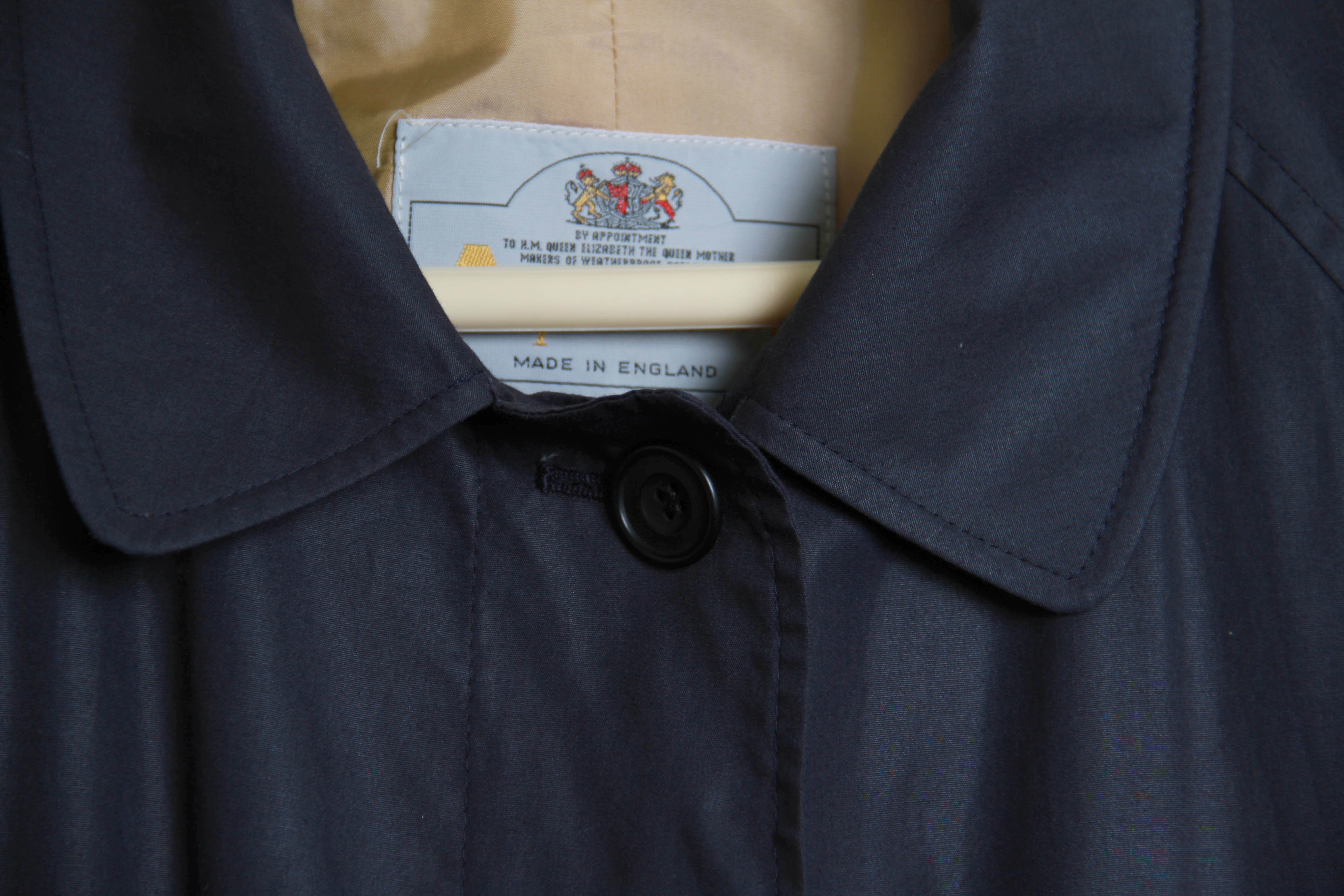 Aquascutum Vintage Black  Trench Coat