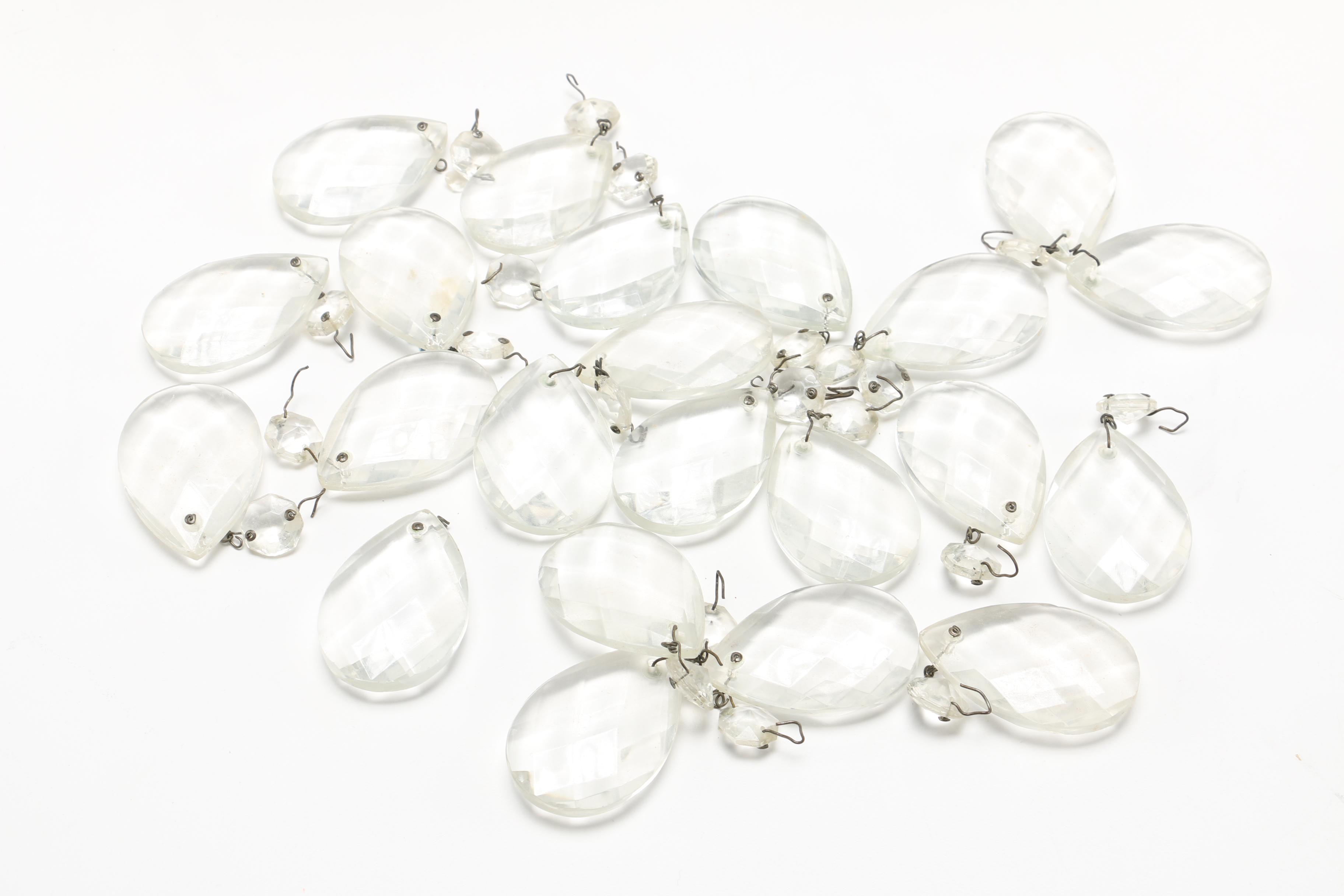 Glass Hurricane Style Lamp