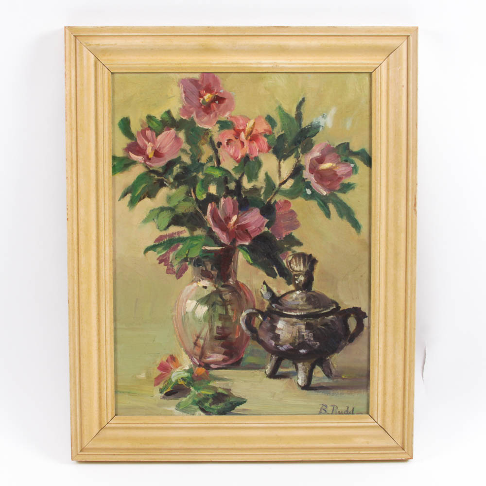 Floral Still Life Oil Painting