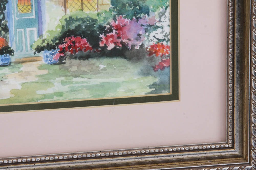 Watercolor House Painting