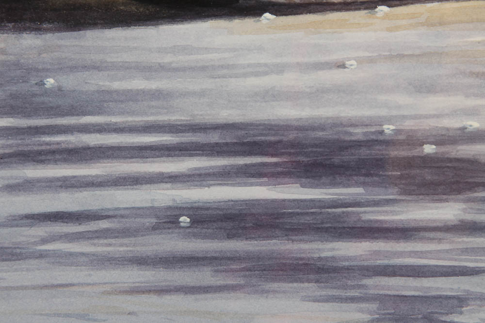 Original Watercolor Painting of Goose