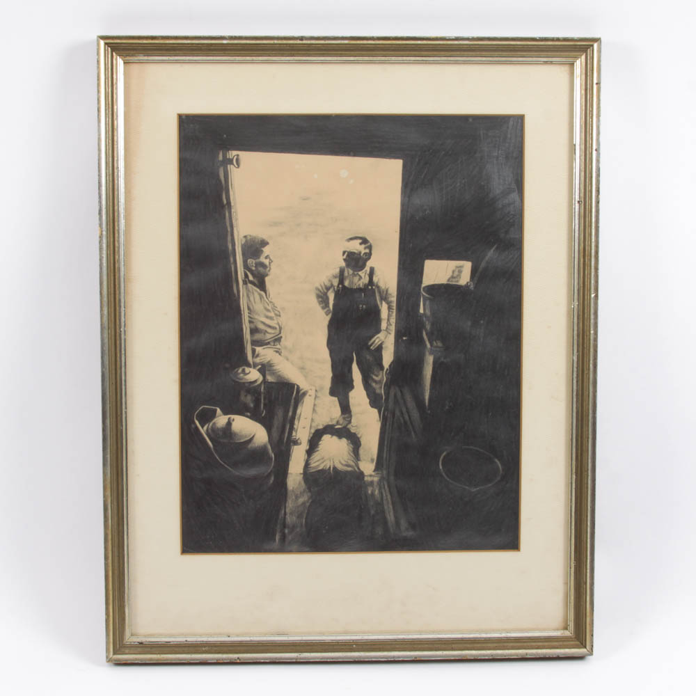 Original Graphite Illustration