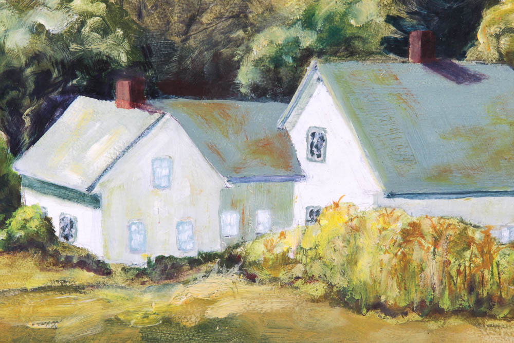 Original Acrylic Landscape  by Louise Minks