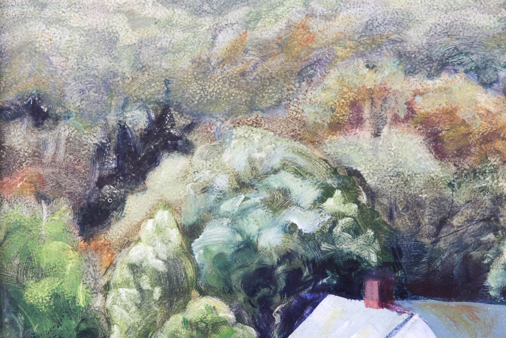 Original Acrylic Landscape  by Louise Minks