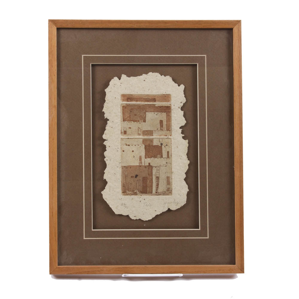 Hawley Limited Edition Etching "Taos"