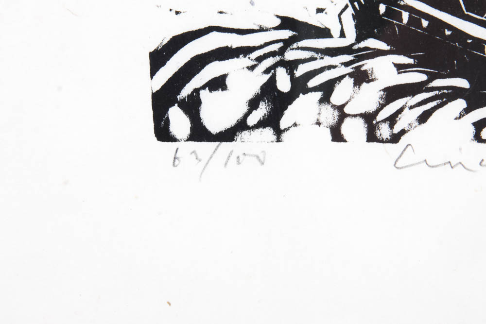 Naoko Matsubara Limited Edition Woodcut "Cincinnati I"