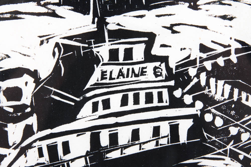 Naoko Matsubara Limited Edition Woodcut "Cincinnati I"