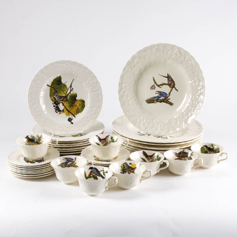 Collection of Alfred Meakin "Birds Of America" English China