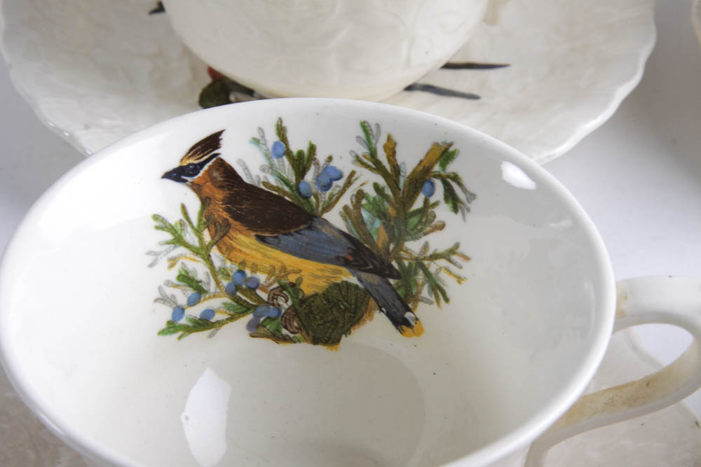 Collection of Alfred Meakin "Birds Of America" English China