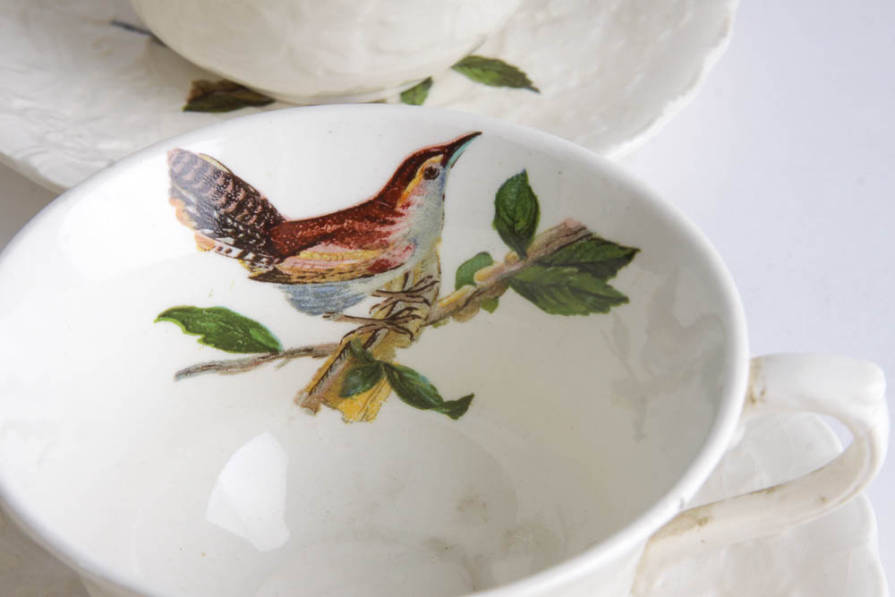 Collection of Alfred Meakin "Birds Of America" English China