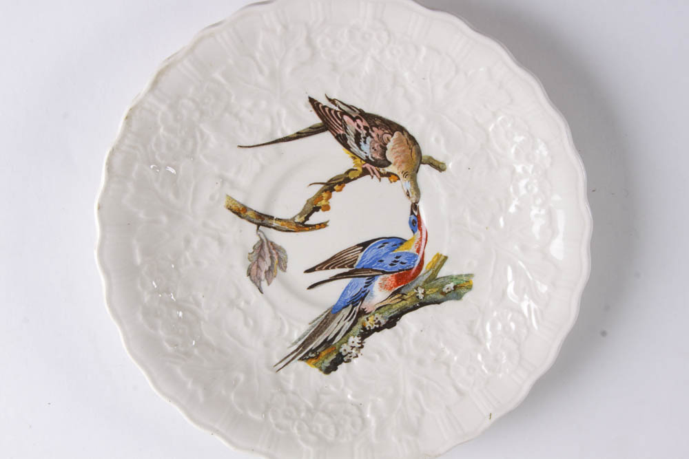 Collection of Alfred Meakin "Birds Of America" English China