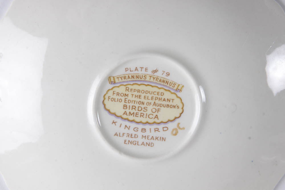 Collection of Alfred Meakin "Birds Of America" English China