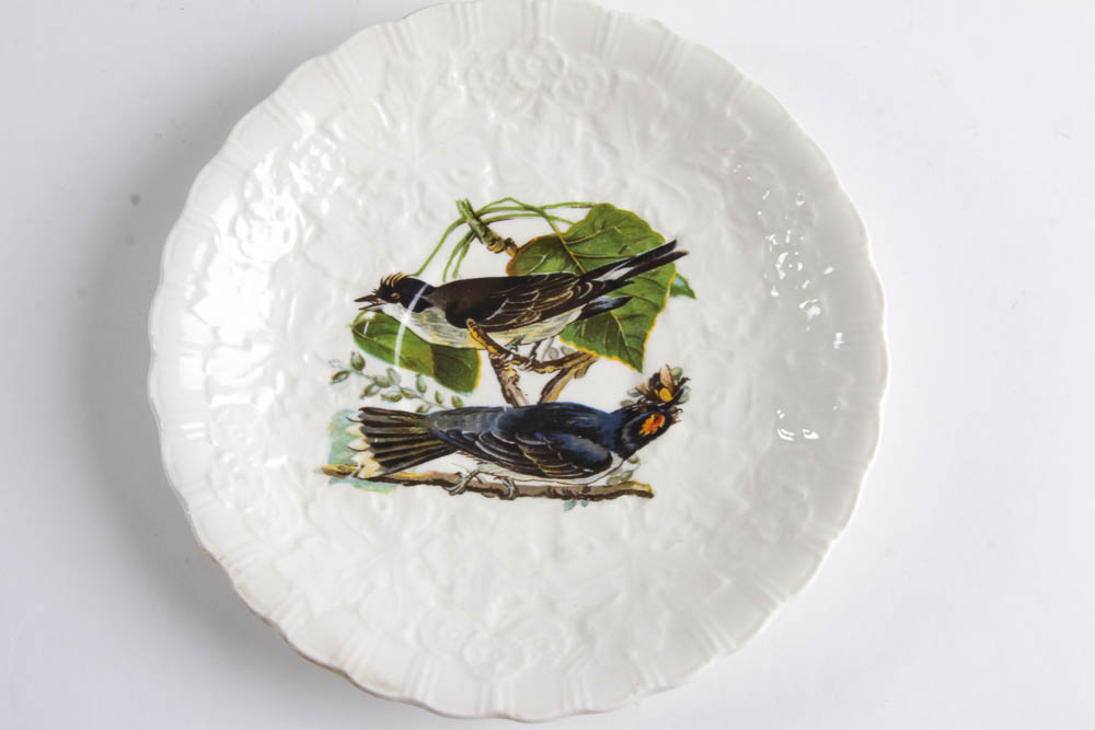 Collection of Alfred Meakin "Birds Of America" English China