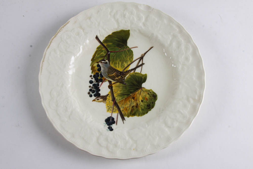 Collection of Alfred Meakin "Birds Of America" English China