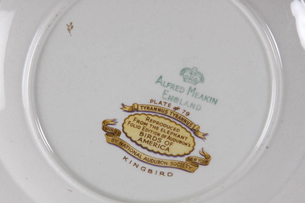 Collection of Alfred Meakin "Birds Of America" English China