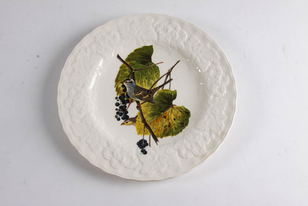 Collection of Alfred Meakin "Birds Of America" English China